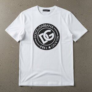 Dolce & Gabbana Milano 1984 Logo Graphic T-Shirt | Designer Inspired Fashion Tee